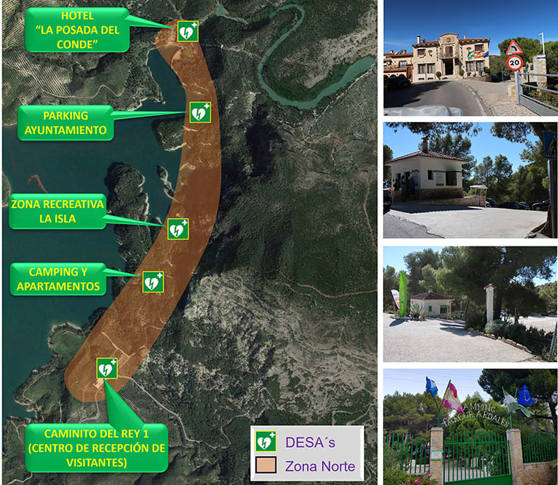 Zona segura Caminito del Rey (Cardioasegurada)